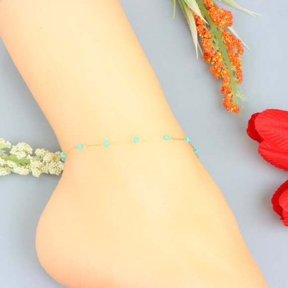 Handmade Anklet – A Stylish Choice for Women, Thoughtful Gift Idea, EVCH1418 - Picture 6 of 10